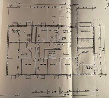 Grundriss Kellergeschoss 