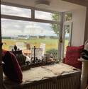 Große Sitz Fensterbank mit Blick auf Köln - 
