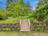 Zugang von Terrasse zum Garten - 