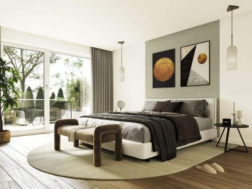 IlustrationsbeispielSchlafen - Einfamilienhaus mit 192,00 m&sup2; in Gauting / Stockdorf zum Kaufen