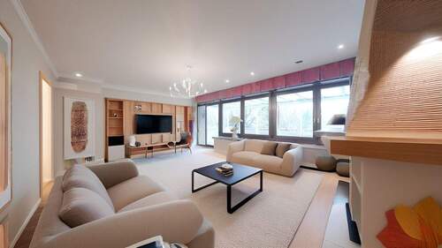 Wohnzimmer Homestaging - Einfamilienhaus mit 159,70 m&sup2; in Ratingen zum Kaufen