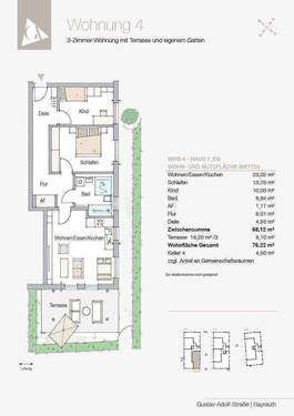 Mit Terrasse und pflegeleichtem Garten - 