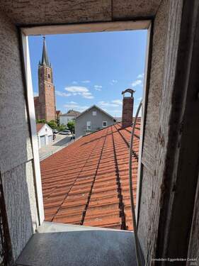 Ausblick auf Kirchturm - 4 Zimmer Einfamilienhaus zur Miete in Eggenfelden