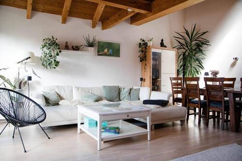 Wohnzimmer - Etagenwohnung mit 96,00 m&sup2; in Wolfratshausen zum Kaufen