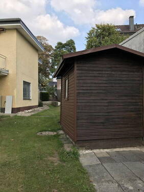 Gartenhaus, Rückseite - 