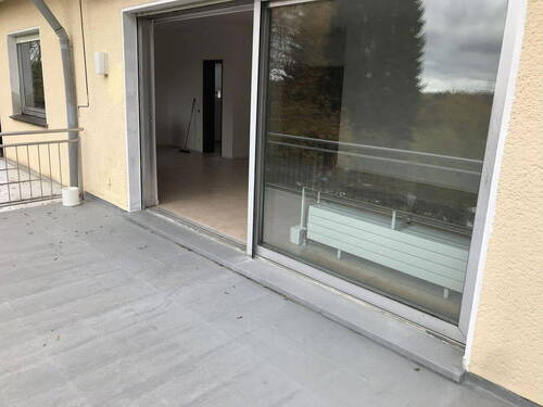 Balkoneingang zum WoZi - 