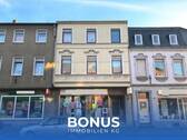 Frontansicht - Solides gut vermietetes WGH mit 2-3 Wohnungen + Ladenlokal * WNFl. ca. 234 m² * ca. 16,5-fache JNM *
