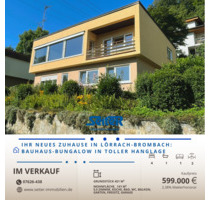 Neuer Preis: Bauhaus-Bungalow in toller Hanglage in Lörrach-Brombach