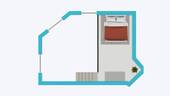 Grundriss Schlafempore - 