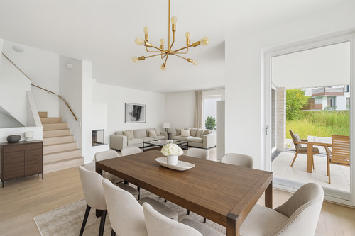 Einrichtungsbeispiel Wohn-und Essbereich - 4 Zimmer Doppelhaushälfte in Berlin