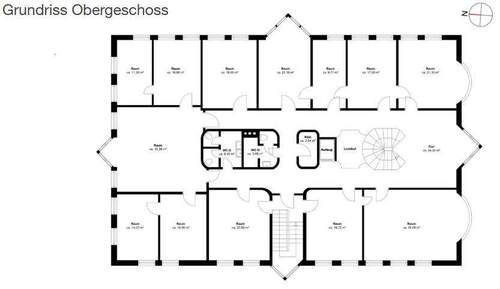 Obergeschoss Bürofläche - 