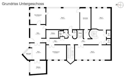 Untergeschoss Werkstattfläche - Lagerfläche - 
