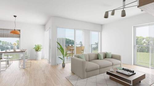 Wohn- und Essbereich - Privat wohnen mit eigenem Eingang – komfortable 2-Zimmer-Wohnung in Top-Lage