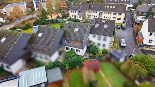 Frontansicht - Reihenmittelhaus für Familien mit Garten, Balkon & ausgebautem Dachgeschoss