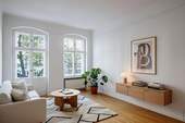 Wohnzimmer - Mitten in Berlin - zentral gelegene 3-Zimmer-Wohnung zwischen Weinbergspark, Rosenthaler Platz und Torstraße