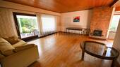 Wohn-/Esszimmer mit Kamin - 