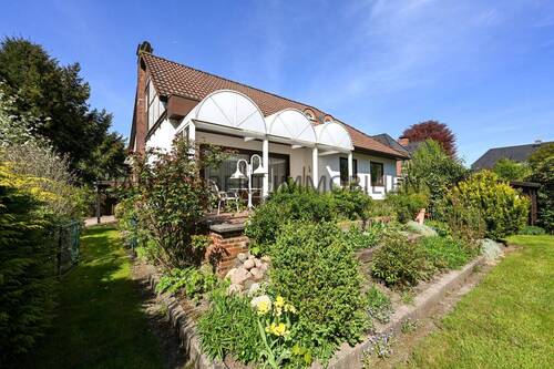 Terrasse mit Glasdach - 