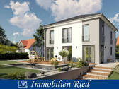 Hausansicht-1 - Geräumiges Neubau-Einfamilienhaus umgeben von Natur und Sonne im Isartal in Icking im OT Walchstadt