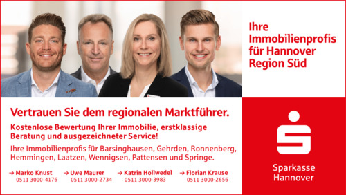 Region Süd Gruppenfoto Exposee - 1 Zimmer Etagenwohnung zum Kaufen in Laatzen