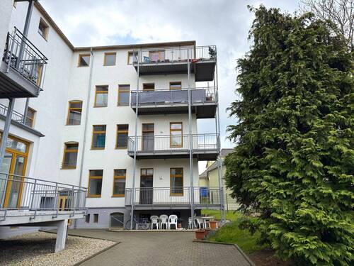 Rückansicht - 1 Zimmer Etagenwohnung zur Miete in Zwickau