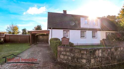 Hausansicht - Doppelhaushälfte mit Blick über den Strelasund – erste Reihe!