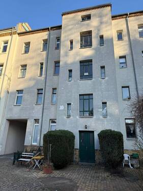 Hausansicht_Hofseite - Mehrfamilienhaus, Wohnhaus in Leipzig zum Kaufen