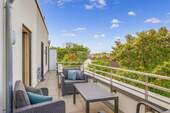 Dachterrasse - Virtual Staging - 2 Zimmer Terrassenwohnung in Frankfurt am Main