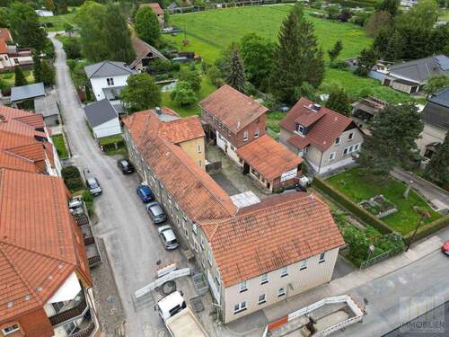 Blick aus nordwestlicher Richtung - 1 Zimmer Mehrfamilienhaus, Wohnhaus in Rudolstadt