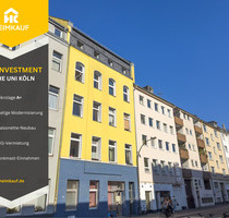 TOP INVESTMENT in universitärer A-Lage: MFH mit 10 Einheiten & Reserven zur Ertragsoptimierung - Köln Neustadt-Süd