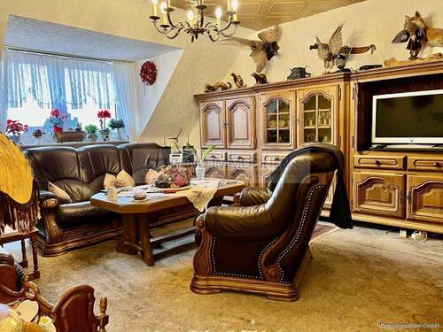 Wohnzimmer - Etagenwohnung mit 61,00 m&sup2; in Essen / Bergerhausen zum Kaufen