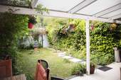 Überdachte Terasse & Garten - 