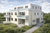 Ansicht Vorne-Rechts - 3 Zimmer Etagenwohnung in Besigheim