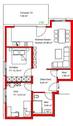 Grundriss - Etagenwohnung mit 81,40 m&sup2; in Besigheim zum Kaufen