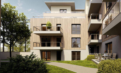 Außenansicht Visualisierung - Etagenwohnung mit 97,50 m² in Peiting zum Kaufen