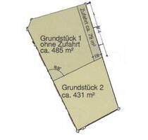 Baugrundstück (Grundstück 1) für Einfamilien- oder Doppelhaus 950 m zum Hauptbahnhof IN - Ingolstadt