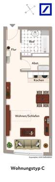 Wohnungstyp C (1 Z.) - 