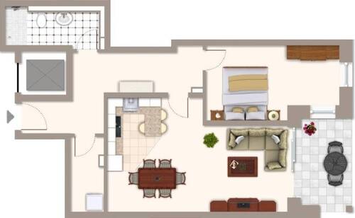 Whg. 06 - 2 Zimmer Etagenwohnung in Trier