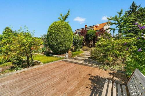 unterschiedliche Ebenen des Grundstücks - 