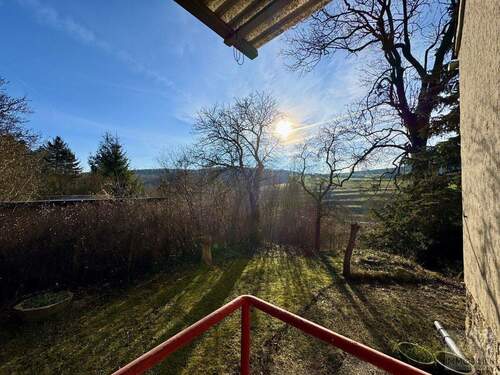 Blick vom Hauseingang - 