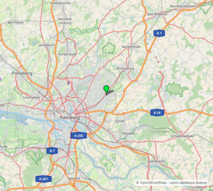 Lage in Hamburg - 