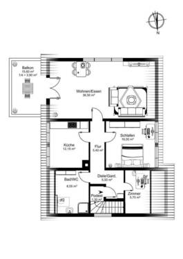 Obergeschoss - 