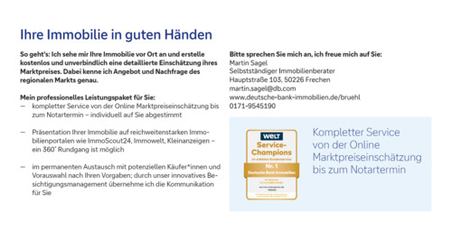 Marktpreiseinschätzung - 