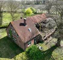 Resthof mit großem Grünland - Sanierungsobjekt mit viel Potenzial und über 12.000 m² Grundstück - Rastede Bekhausen