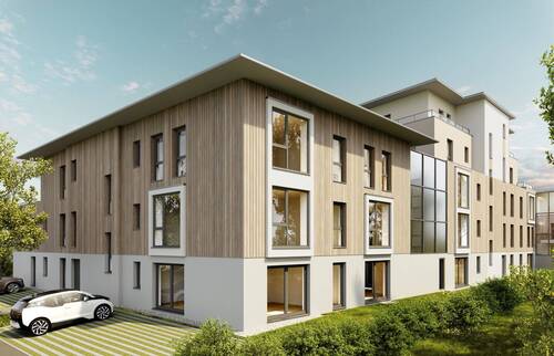 Außenvisualisierung - 4 Zimmer Etagenwohnung zum Kaufen in Peiting