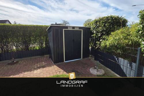 Garten mit Gartenhaus - 2 Zimmer Etagenwohnung in Harpstedt