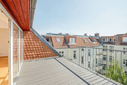 Dachterrasse mit Südostausrichtung - Etagenwohnung mit 111,00 m&sup2; in Berlin zum Kaufen