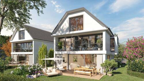 Perspektive Garten - 7 Zimmer Einfamilienhaus zum Kaufen in Gräfelfing