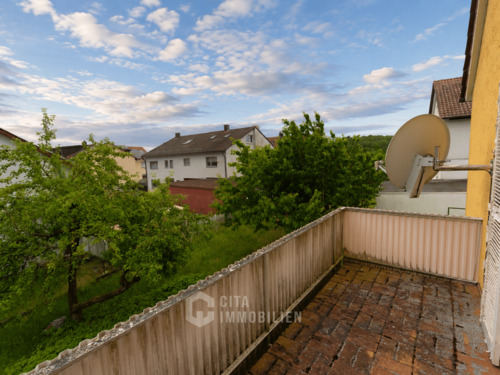 Balkon Vorher - 