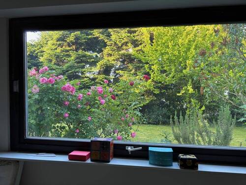 traumhafter Ausblick in den Garten - 