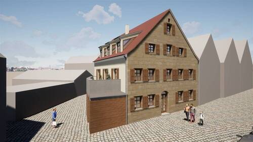 Hausansicht - Etagenwohnung mit 92,00 m&sup2; in Altdorf b. Nürnberg zum Kaufen